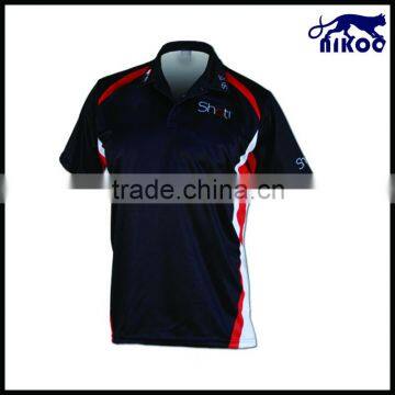 Digital print polo shirt with name and logo