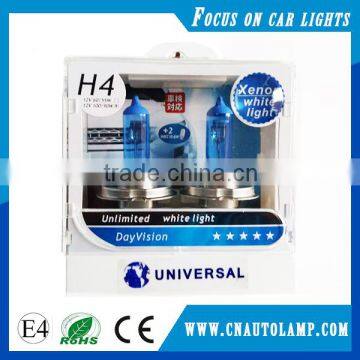 high quality 12V auto bulb H4 halogen 6000K