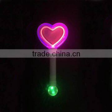 light up toy flashing wand loving heart wand