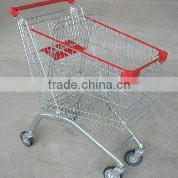 Supermarket Shopping Trolley/Shopping cart/Chromed hand trolley