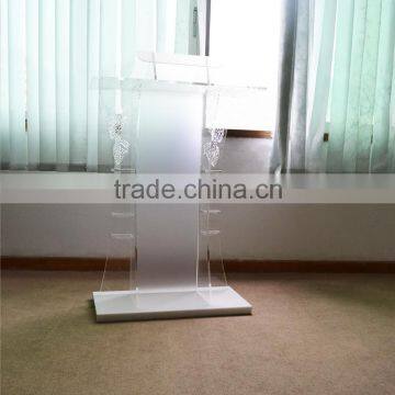 Lowest Price Acrylic Organic Glass Pulpit Church Podium photo-3