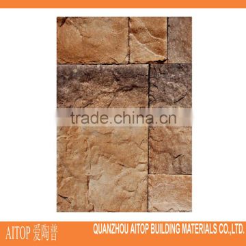 House external wall decorative concrete based rock like panel