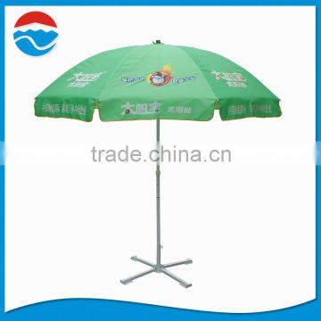 240CM*8K green color umbrella beach advertising