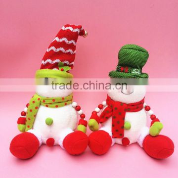 SD202 Hanging snowman and santa Christmas felt patterns decor