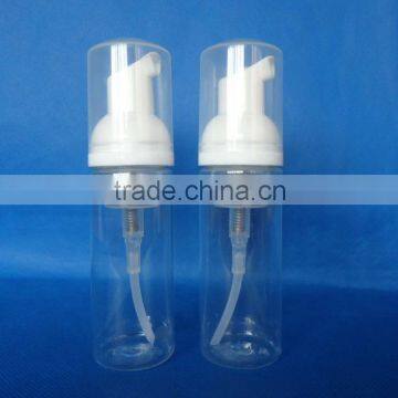 Hotsale 50ml PET/HDPE pet foam pump plastic bottle