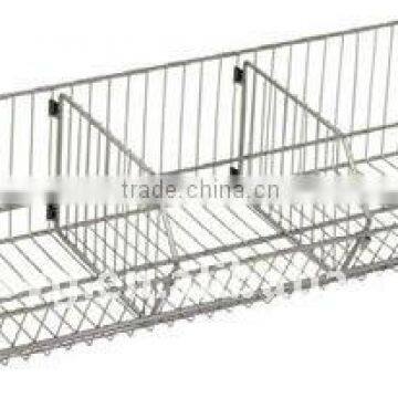 Chrome Wire Basket Units Used in Supermarket-12 years Professional Manufacturer