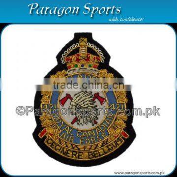 Squadron Royal Air Force Bullion Cecinere Belligum Badge Handmade Embroidered Air Force Badges