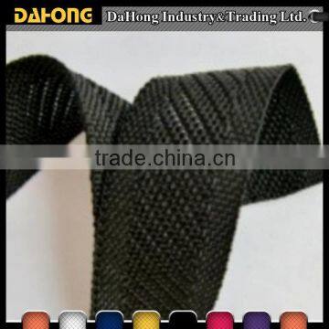 black PP nylon flat webbing sling for package