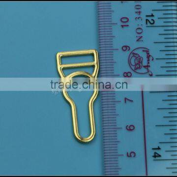 new styles 12mm metal garter clip in real gold color