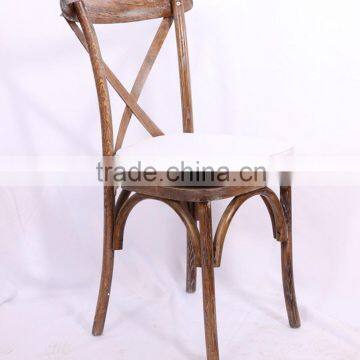 imported Oak wood x cross back chairs