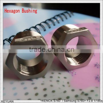 Hex Bushing, Class 150, 3/4" NPT Male X 1/2" NPT Female, Stainless Steel 316 Cast Pipe Fittings