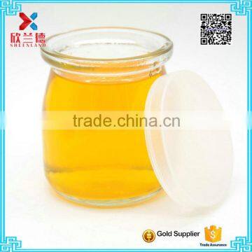 wholesale 150ml pudding bottle , clear pudding jar