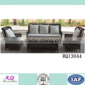 Furniture PE Rattan Three Sear Sofa Set