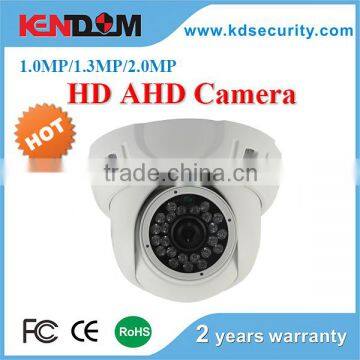 Kendom manufacturer Shenzhen cctv surveillance system high quality infrared ahd dome camera 1080p