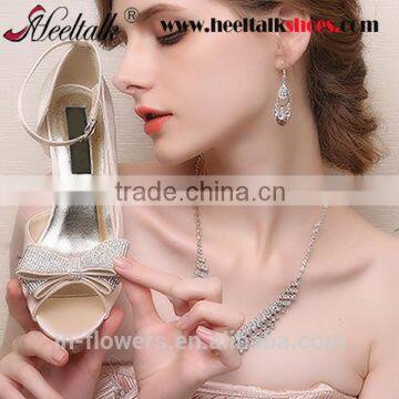 Handmade high quality wholesale bridal shoes