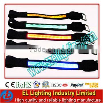 Nylon LED armband,protect safty in evening