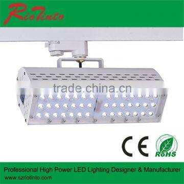 professional manufacturer dimmable 360degree 4000~4500K PF0.95 commercial led track light