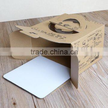Custom Kraft Paper Cake Box,packing Mousse Box for Wholesale