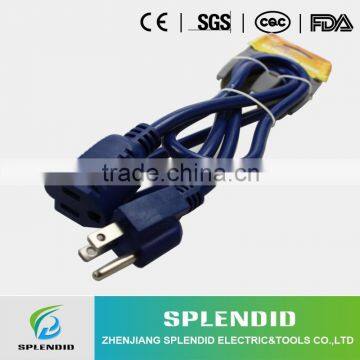 NEMA Black Power Extension Cord,SJT,3 Conductor