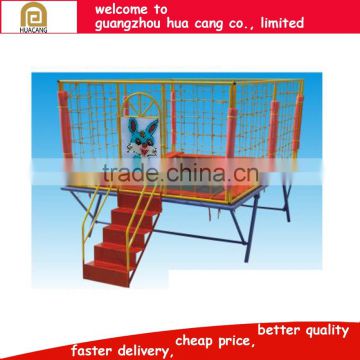 High quality Outdoor playground equipment trampoline