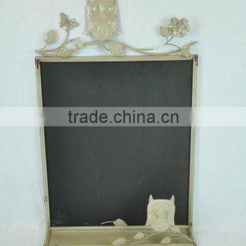 Antique Decorative Metal Shelf for Wall Blackboard photo-1