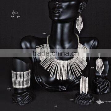 Ring Earring Bracelet Necklace Authentic Turkish Ottoman Ethnic Antique Jewelery Set photo-4