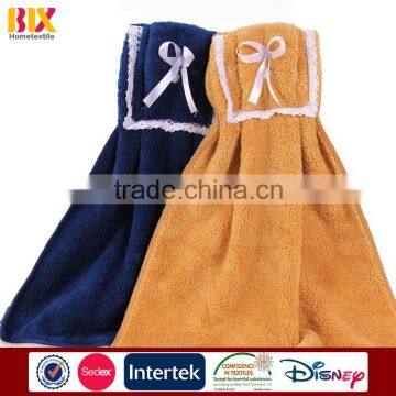 2015 New Products Microfiber Hanging Hand Towel, Hand Towel Express New Product