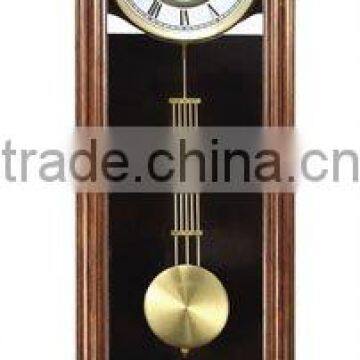 Wooden pendulum clock