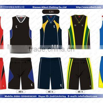 Basketball outfit/jersey Sleeveless shirts+shorts