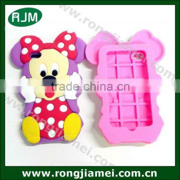 2015 Newest 3D mickey mouse silicone cover for Iphone 6 wholesale