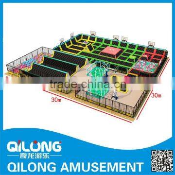 Trampoline park in sports and entertainment for adults and kids