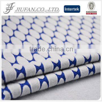 Jiufan textile knitted denim fabric for garment factory in china