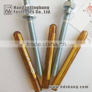 high quality chemical anchor bolt with nut and washer manufacturer in china