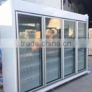 supermarket glass door freezer multideck showcase