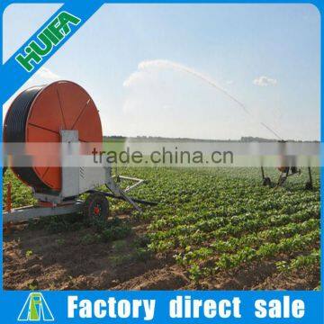 latest agricultural machine agricultural poly hose reel big rain gun irrigation system