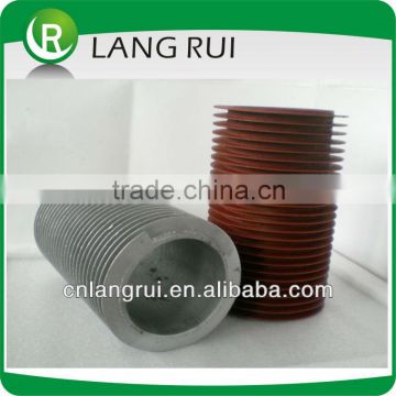 Cooling fins tube pipe condenser heater