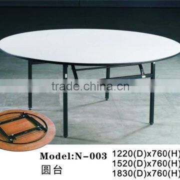 wholesale hotel folding round banquet tables