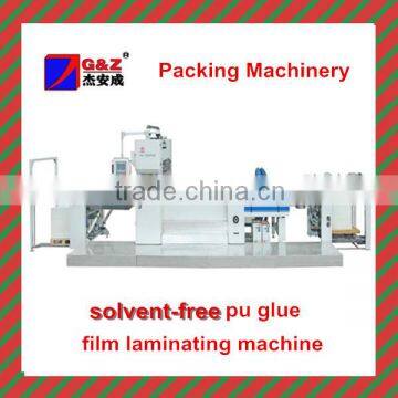 Steady corrugated paperboard solvent-free pu glue film laminating machine