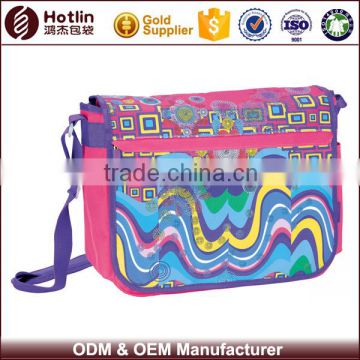 Colourful Long Strap College Girls Shoulder Bags