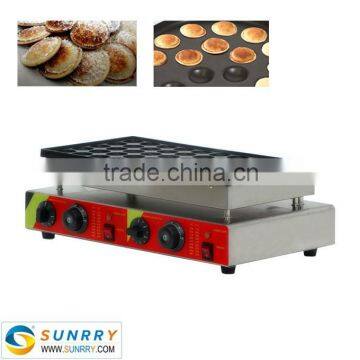 2015 hot sell electric poffertjes grill maker single plate for 50 pcs poffertjes grill(SUNRRY SY-WM47C)