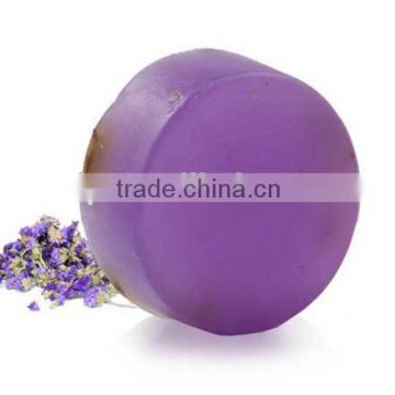 China Supplier OEM Supply Type Body Use Lavander Herbal Handmade Transparent Soap