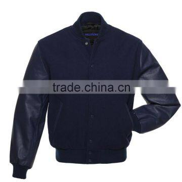 Men's Bomber Jacket Custom Plain Varsity Jacket