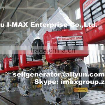 Air cooled small diesel engine electric start