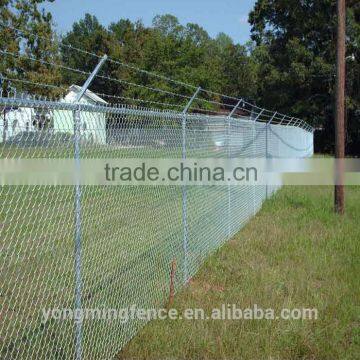 Galvanized steel woven chain link fence / Chain link fence rolls