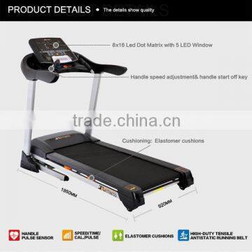 2015 Semi Commercial treadmill with Mp3 for sale /motorized treadmill