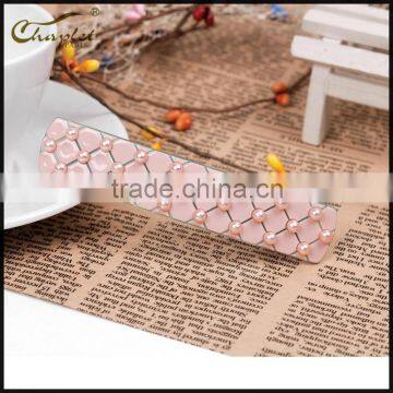 2015 newly design pearl hair clip for women