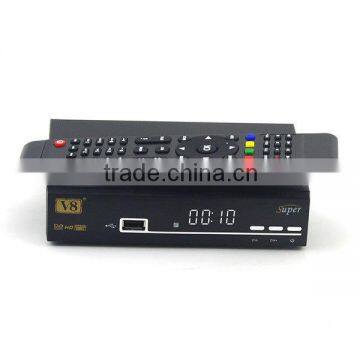 Stocks for V8 Super powervu DVB-S2 digital satellite receiver support Biss Key ,cccam youtube powervu