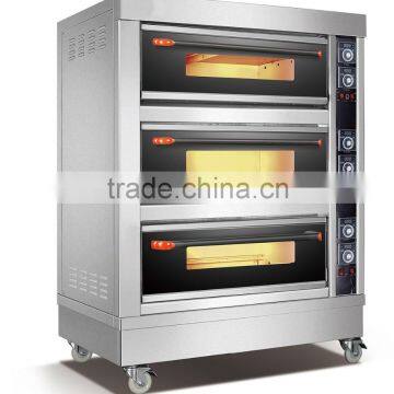 High Quality Best Price Stainless Steel Baking Equipment Bread Commercial Double Deck Oven photo-4