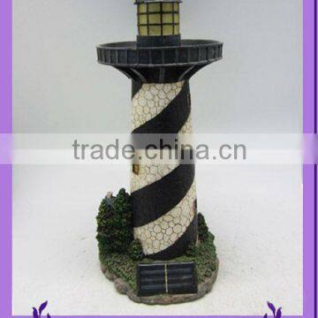 polystone solar light tower for garden decoration