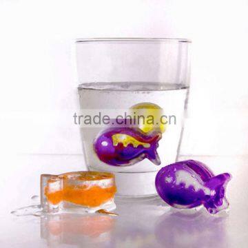 100% Food Grade Colorful Fishing Custom Ice Cube Tray